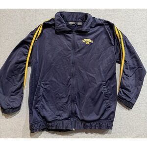 VTG Steve & Barrys Mens Size XL Blue University of Michigan Track Jacket